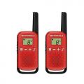  Motorola TALKABOUT T42 RED TWIN PACK